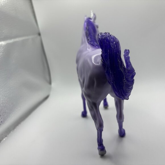 Breyer Celeste Purple Unicorn 2023 Paddock Pals Horse 6"x7" Figure - Picture 5 of 10